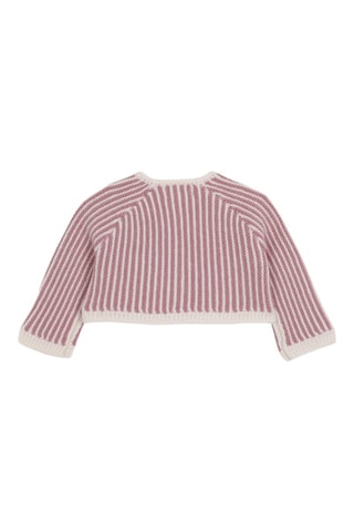 Gilet en mérinos - Mauve