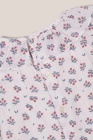 Robe et bloomer - Blanc et rouge