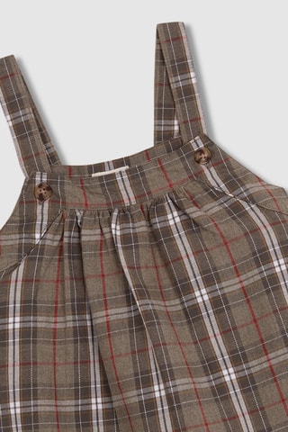 Robe-salopette et bloomer - Gris foncé