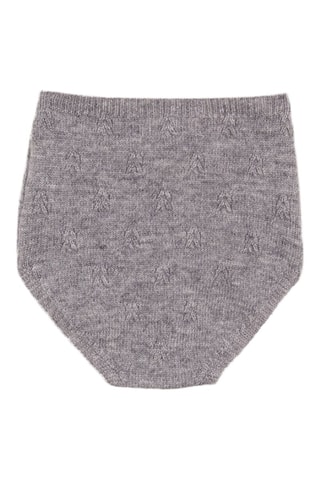 Bloomer en laine et cachemire - Gris chiné