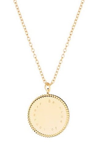Collier Plaqué or jaune