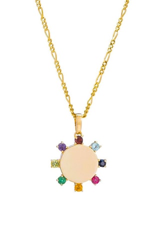 Collier Ally Plaqué or jaune et zircons