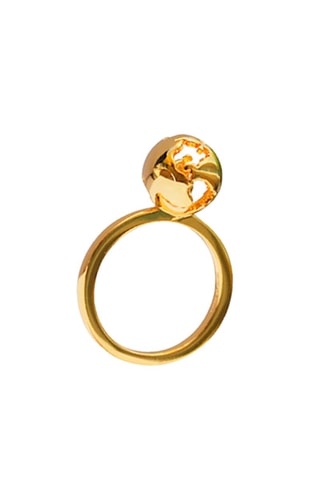 Bague Karine Plaqué or jaune