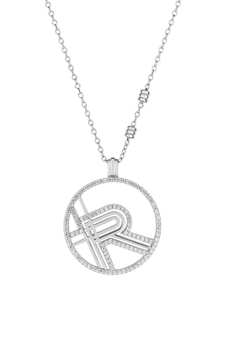 Collier Plaqué or blanc