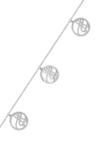 Bracelet Plaqué or blanc