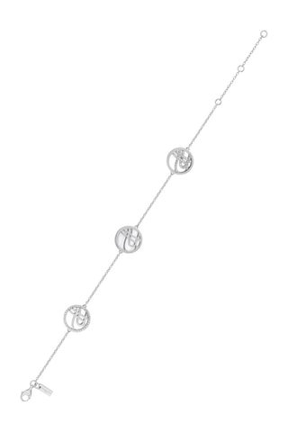 Bracelet Plaqué or blanc