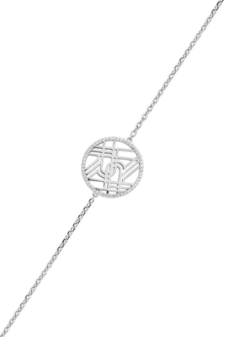 Bracelet Plaqué or blanc