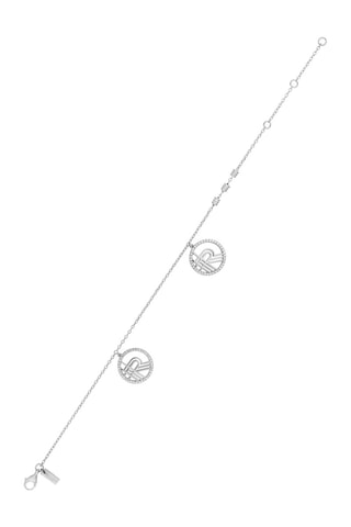Bracelet Plaqué or blanc