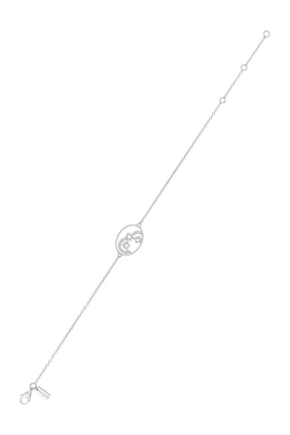 Bracelet Plaqué or blanc