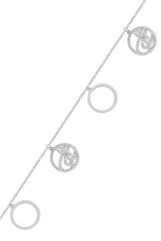 Bracelet Plaqué or blanc