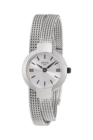 Montre à quartz en acier Athena Argenté