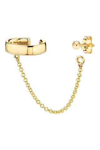 Earcuff et puce - Doré