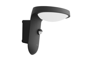 Applique murale LED extérieure Tyla avec détecteur de mouvement - Anthracite