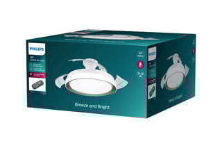 Plafonnier ventilateur LED Bliss - Doré