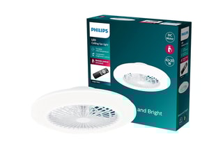 Plafonnier ventilateur LED Amigo - Blanc