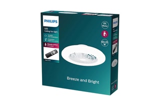 Plafonnier ventilateur LED Amigo - Blanc