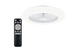 Plafonnier ventilateur LED Amigo - Blanc