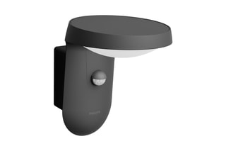 Applique murale LED extérieure Tyla avec détecteur de mouvement - Anthracite