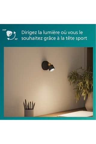 Spot LED Niall - Noir - 5 W