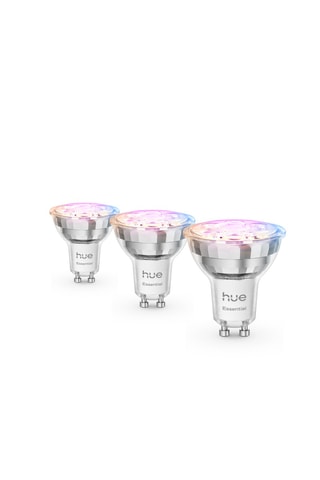 3 ampoules LED connectées Essential - Multicolore - 3 x 4,7 W - GU10