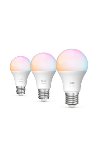 3 ampoules LED connectées Essential - Multicolore - 3 x 8 W - E27