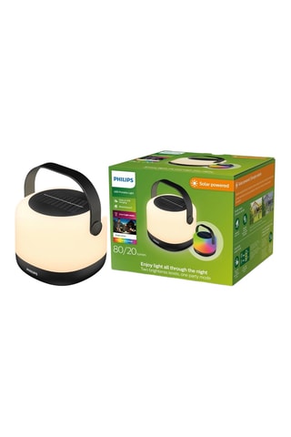Lampe à poser solaire LED Alula - Noir - 1,2 W