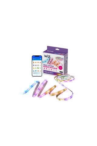 Ruban LED connecté - Multicolore et blanc chaud - 21 W