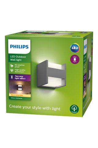 Applique murale LED Arbour - Anthracite - 2 x 4,5 W