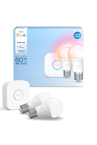 2 ampoules LED connectées Essential - Multicolore - 2 x 3 W - E27