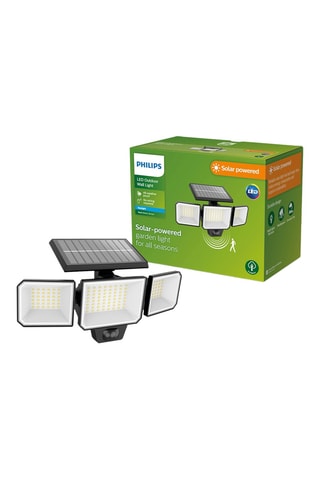 Projecteur solaire LED Nysil Security - Noir - 3 x 8,7 W