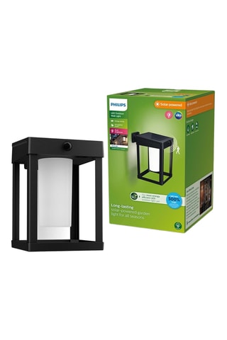 Applique murale solaire LED Camill - Noir - 1,4 W