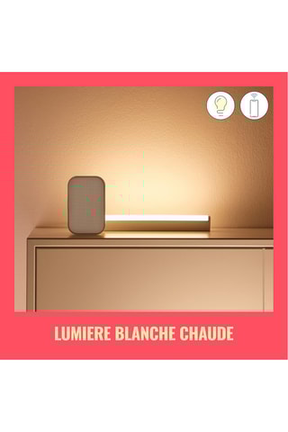 2 barres lumineuses LED connectées Linear - 2 x 10,5 W
