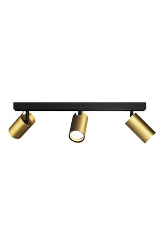 Plafonnier LED de salle de bains Idris - Noir - 3 x 5 W
