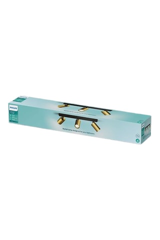 Plafonnier LED de salle de bains Idris - Noir - 3 x 5 W