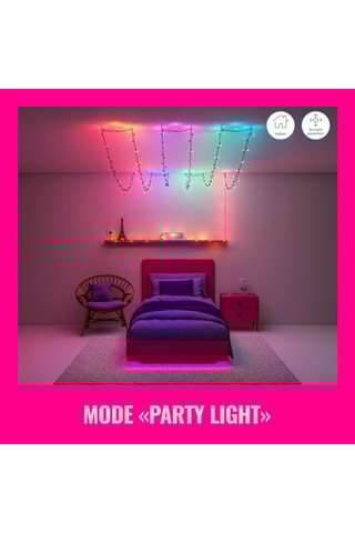 Guirlande LED connectée Fairy Light - Multicolore - 15 W