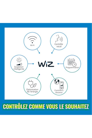 Applique mural LED connectée Classique - 10 W