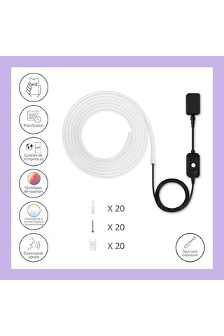 Ruban LED connecté - Multicolore - 24 W