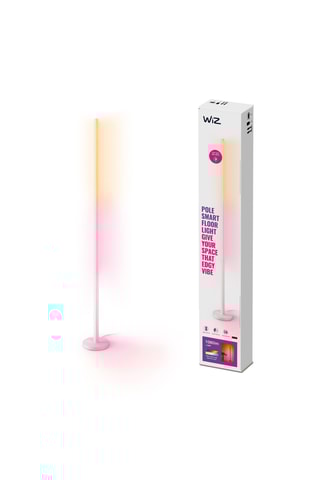Lampadaire LED connectée - Blanc - 12 W