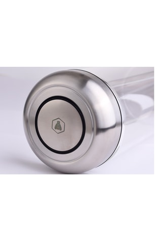 Borosilicaatglazen en Roestvrijstalen 2 Bewaarpotten - 900 en 1500 ml