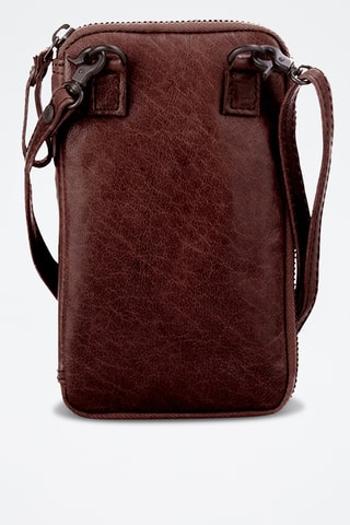 Sac bandoulière en cuir - Marron