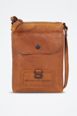 Sac bandoulière en cuir - Camel
