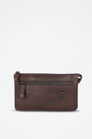 Sac bandoulière en cuir - Marron