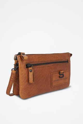 Sac bandoulière en cuir - Camel