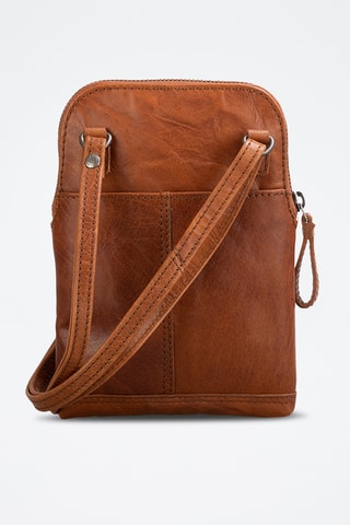 Sac bandoulière en cuir - Camel