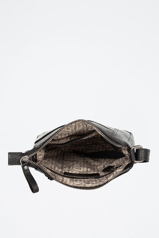 Sac bandoulière en cuir - Noir