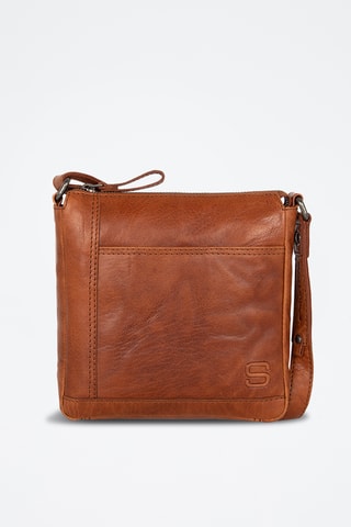 Sac bandoulière en cuir - Camel