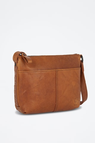 Sac bandoulière en cuir - Camel