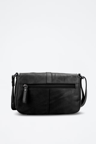 Sac bandoulière en cuir - Noir