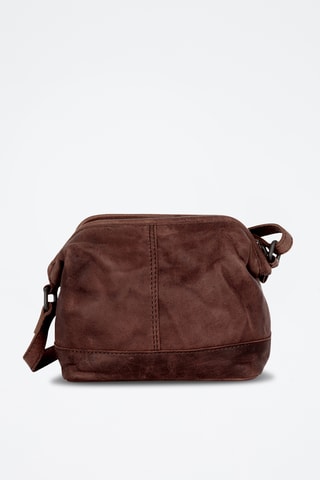 Sac bandoulière en cuir - Marron