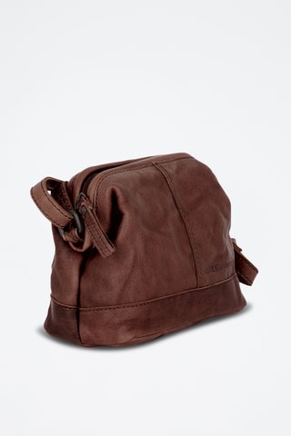 Sac bandoulière en cuir - Marron